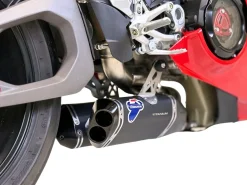 KIT SILENZIATORI SOTTOPANCIA TITANIO NERO + UPMAP TERMIGNONI DUCATI PANIGALE V4 / S 2025