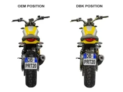 KIT SPOSTA TARGA REGOLABILE DBK DUCATI SCRAMBLER 800 2023
