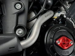 KIT TUBO ACQUA RADIATORE / POMPA TITANIO MOTOCORSE DUCATI PANIGALE V4 / S / R 2018-2024