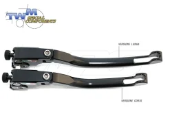 LEVA FRENO TWM GP1 PIEGHEVOLE E REGOLABILE IN ALLUMINIO LMD.R.03