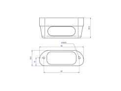 LUCE TARGA LED PRO ALLUMINIO CNC RACING UNIVERSALE