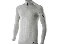 MAGLIA A MANICHE LUNGHE IN LANA MERINO CON LUPETTO E ZIP SIX2