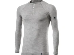 MAGLIA HENLEY IN LANA MERINO CON BOTTONCINI SIX2