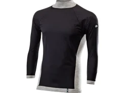 MAGLIA IN LANA MERINO ANTIVENTO A MANICHE LUNGHE CON LUPETTO SIX2
