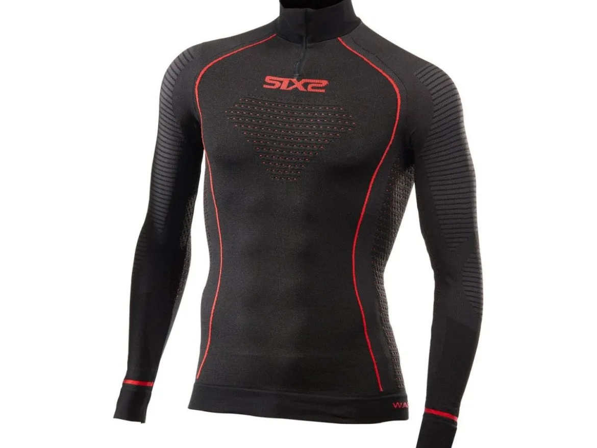 MAGLIA TERMICA A MANICHE LUNGHE CON LUPETTO SIX2
