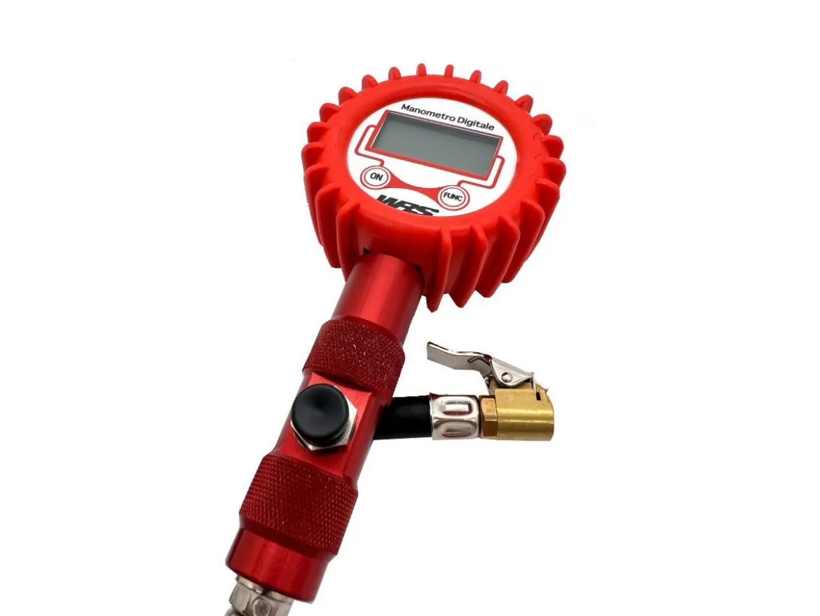 MANOMETRO DIGITALE VERIFICA PRESSIONE PNEUMATICI TVR 63MM