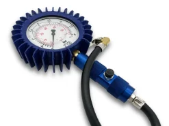 MANOMETRO VERIFICA PRESSIONE PNEUMATICI TVR 100MM GLICERINA 0-4 BAR