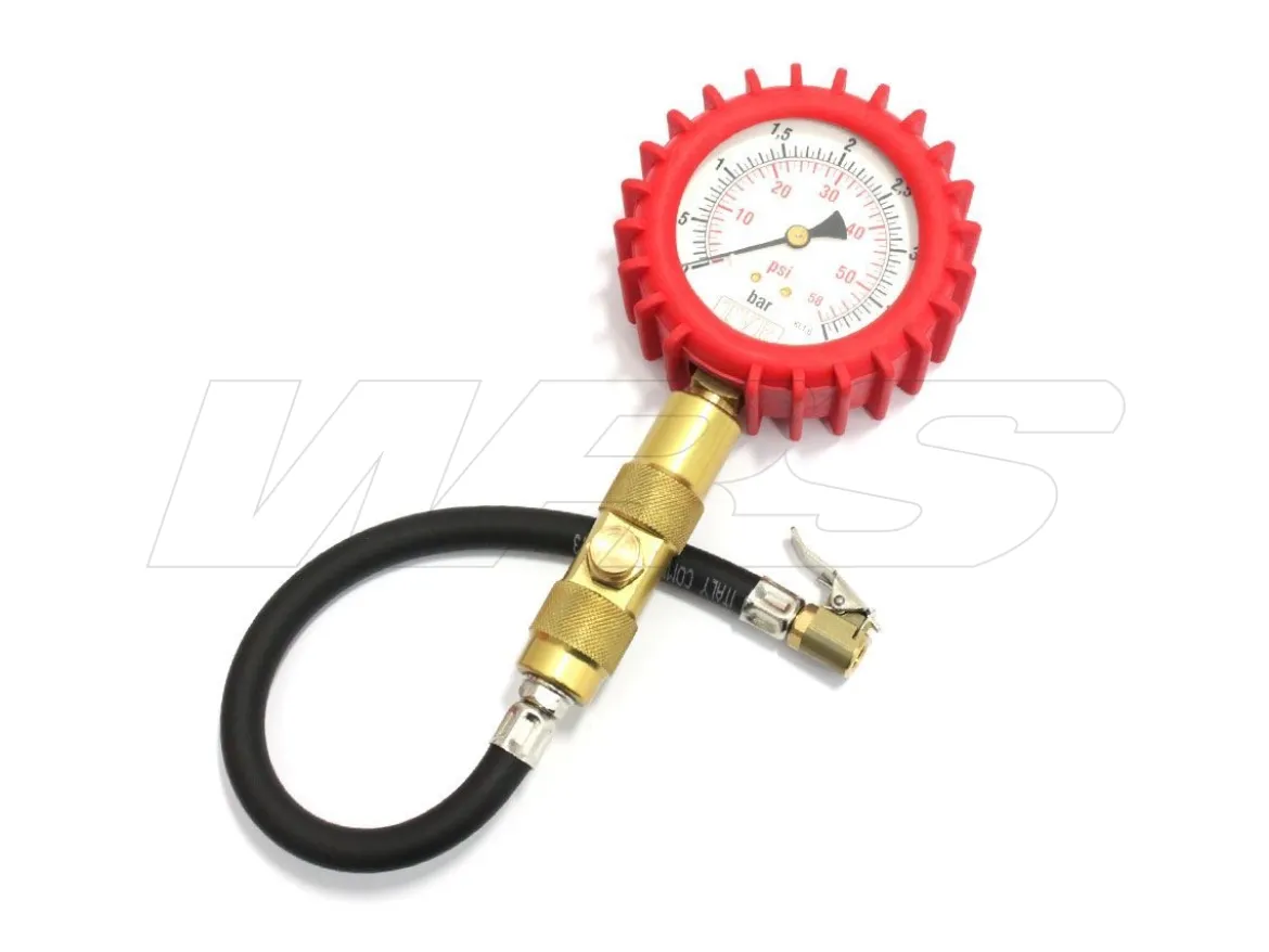 MANOMETRO VERIFICA PRESSIONE PNEUMATICI TVR 80MM 0-4 BAR