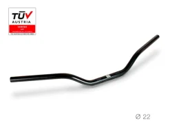 MANUBRIO RACING 22MM NERO BARRACUDA UNIVERSALE