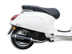 MARMITTA RX BLACK OMOLOGATA CON CATALIZZATORE MALOSSI VESPA PRIMAVERA IGET 125 IE 4T EURO 4 2016-2020