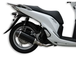 MARMITTA RX BLACK OMOLOGATA MALOSSI HONDA SH I ABS 125 IE 4T LC EURO 4 2017-2019 (JFG8E)