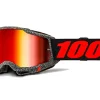 MASCHERA 100% ACCURI 2 HUARAKI LENTE SPECCHIO ROSSA