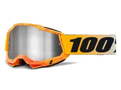 MASCHERA 100% ACCURI 2 RAZZA LENTE SPECCHIO ARGENTO
