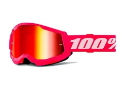 MASCHERA 100% STRATA 2 PINK LENTE SPECCHIO ROSSA