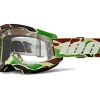 MASCHERA 100% STRATA 2 WAR CAMO LENTE SPECCHIO ARGENTO