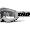 MASCHERA 100% STRATA 2 WHITE LENTE TRASPARENTE