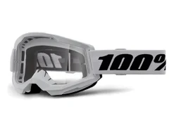 MASCHERA 100% STRATA 2 WHITE LENTE TRASPARENTE