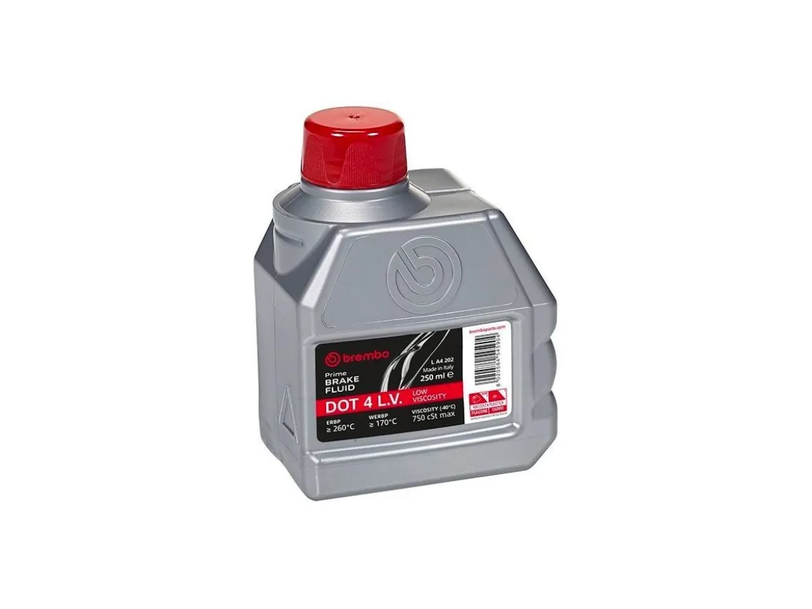 OLIO FRENI BREMBO SPORT EVO ++ SINTETICO 250ML DOT4 L.V.