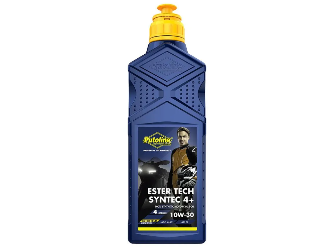 OLIO MOTORE PUTOLINE 4T ESTER TECH 4+ 100% SINTETICO JASO MA2 API SM 10W30 1LT