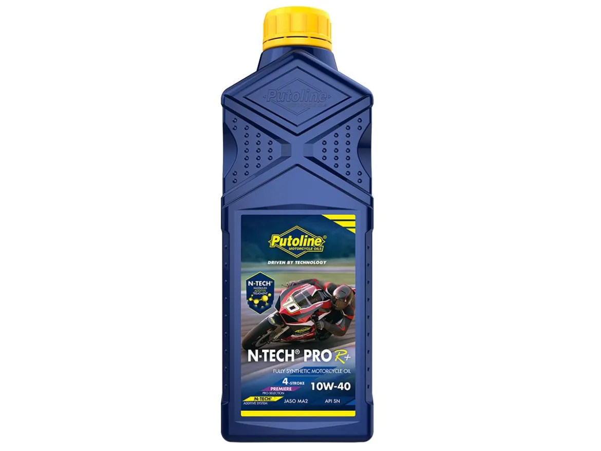 OLIO MOTORE PUTOLINE 4T N-TECH PRO 4+ 100% SINTETICO JASO MA2 API SN 10W40 1LT
