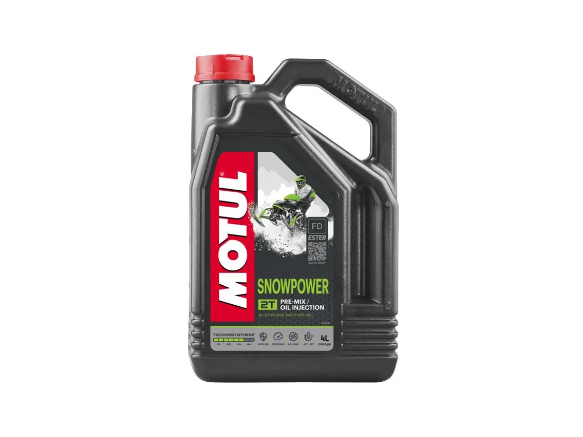 OLIO MOTORE SEMI SINTETICO 2T MOTUL SNOWPOWER 4LT
