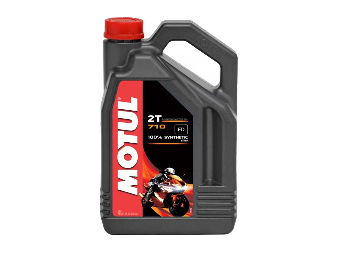 OLIO MOTORE 2T MOTUL 710 100% SINTETICO 4LT UNIVERSALE