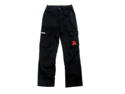 PANTALONI NERI CON TASCHE UFFICIALI AKRAPOVIC