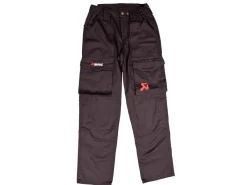 PANTALONI NERI CON TASCHE UFFICIALI AKRAPOVIC