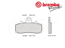 PASTIGLIE FRENO BREMBO Z04 DUCATI PANIGALE V2 2020-2022