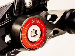 PEDANE ARRETRATE ALLUMINIO NERE GILLES TOOLING DUCATI PANIGALE V4 / S / R 2018-2022