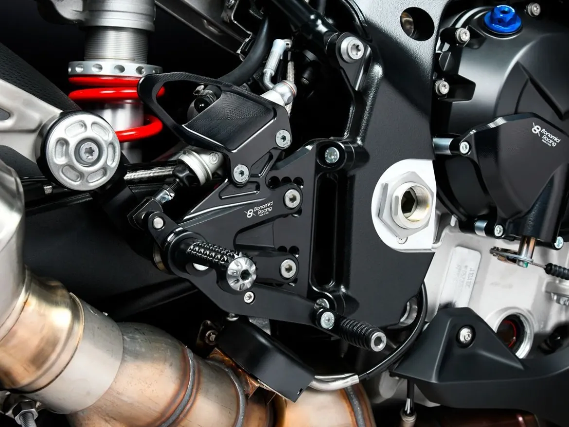 PEDANE ARRETRATE BONAMICI RACING REGOLABILI BMW S 1000 RR 2019-2026