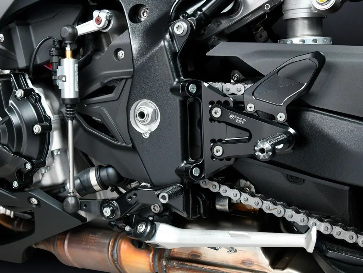 PEDANE ARRETRATE BONAMICI RACING REGOLABILI BMW S 1000 RR 2019-2026