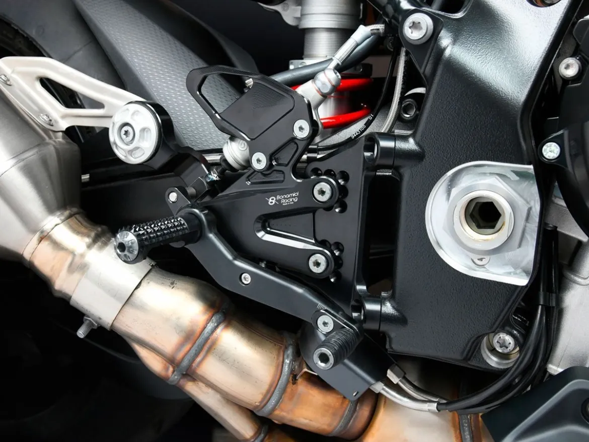 PEDANE ARRETRATE BONAMICI RACING REGOLABILI BMW S 1000 RR 2019-2026