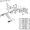 PEDANE ARRETRATE BONAMICI RACING REGOLABILI SUZUKI GSX-R 1000 2007-2008