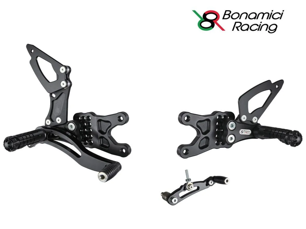 PEDANE ARRETRATE BONAMICI RACING REGOLABILI SUZUKI GSX-R 1000 2007-2008
