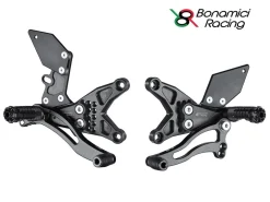 PEDANE ARRETRATE BONAMICI RACING REGOLABILI KAWASAKI ZX-6 R 2009-2017