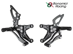 PEDANE ARRETRATE BONAMICI RACING REGOLABILI KAWASAKI ZX-6 R 2005-2006
