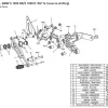 PEDANE ARRETRATE BONAMICI RACING REGOLABILI RACE BMW S 1000 RR 2008-2014