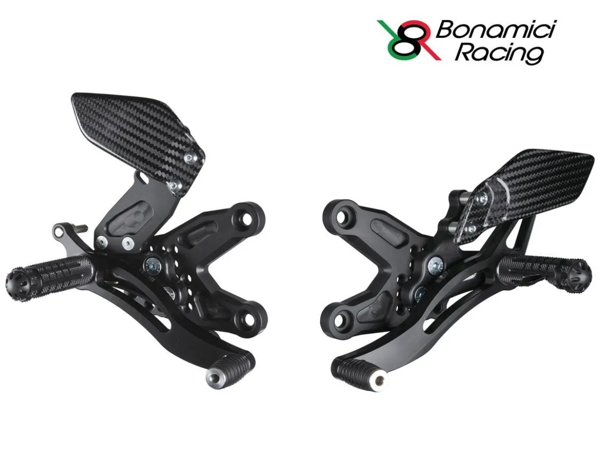 PEDANE ARRETRATE BONAMICI RACING REGOLABILI BMW S 1000 R 2014-2016
