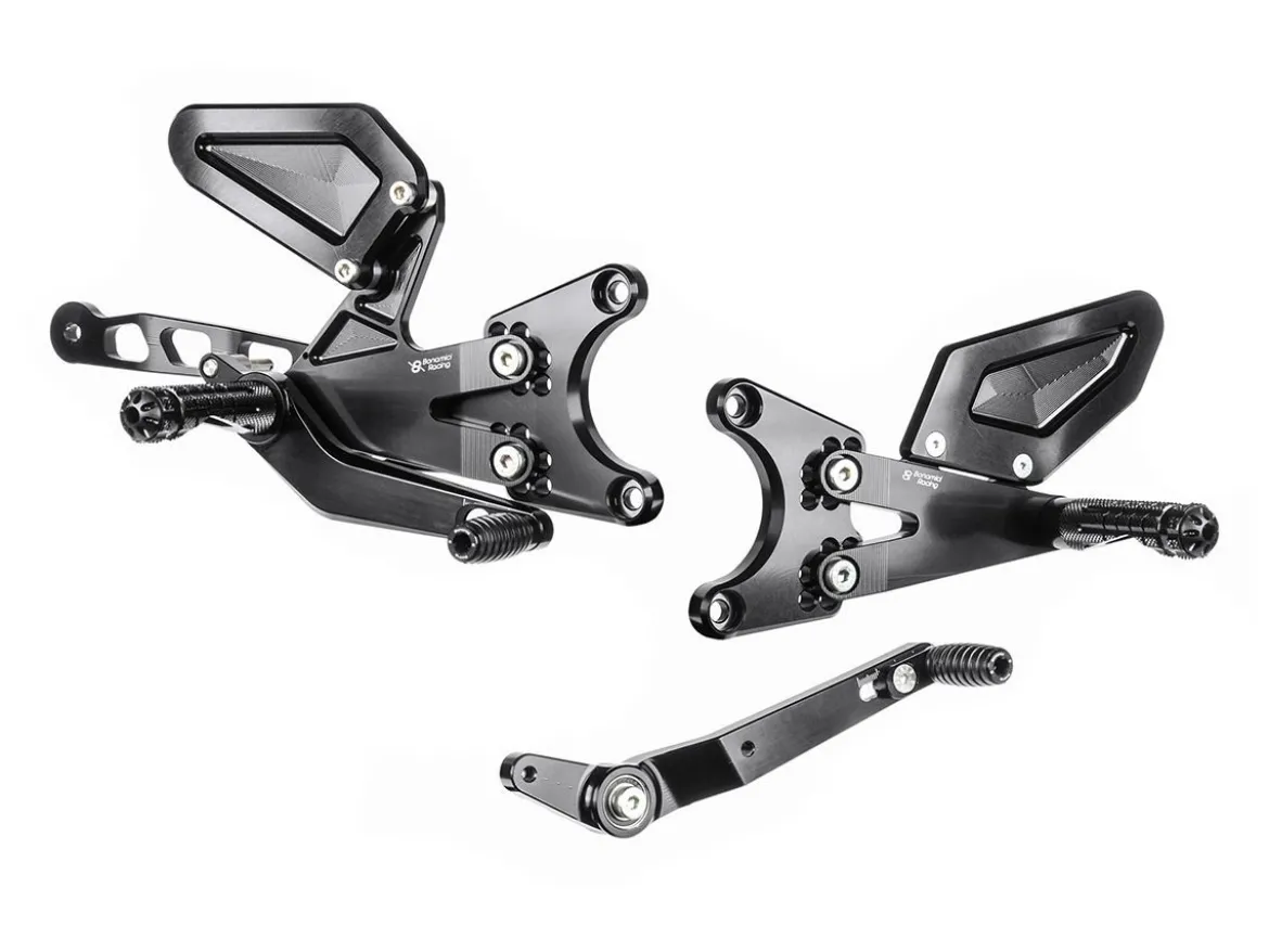 PEDANE ARRETRATE BONAMICI RACING REGOLABILI YAMAHA YZF R1 / M 2015-2019