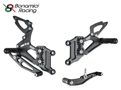 PEDANE ARRETRATE BONAMICI RACING REGOLABILI YAMAHA YZF R6 2003-2005