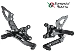 PEDANE ARRETRATE BONAMICI RACING REGOLABILI APRILIA RSV4 APRC / TUONO V4 APRC 2011-2016
