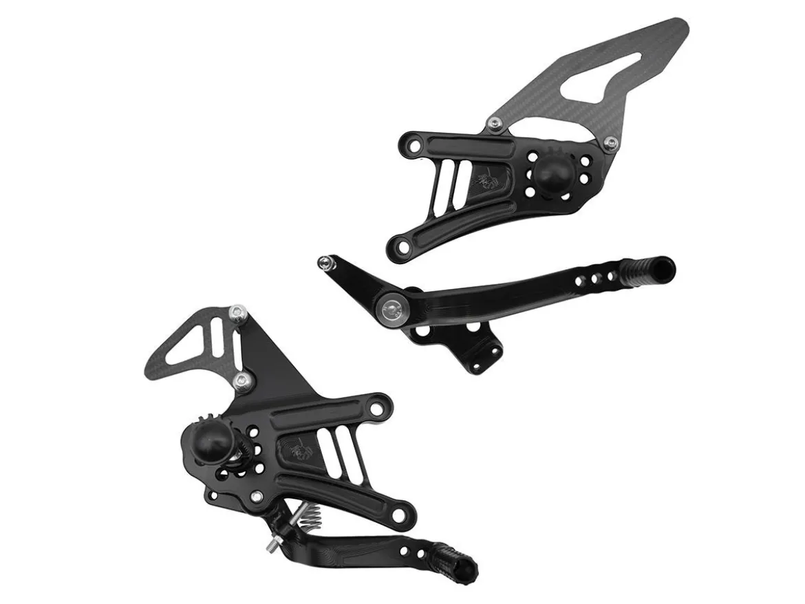 PEDANE ARRETRATE RACING CAMBIO NORMALE / ROVESCIATO SPIDER YAMAHA R9 2025