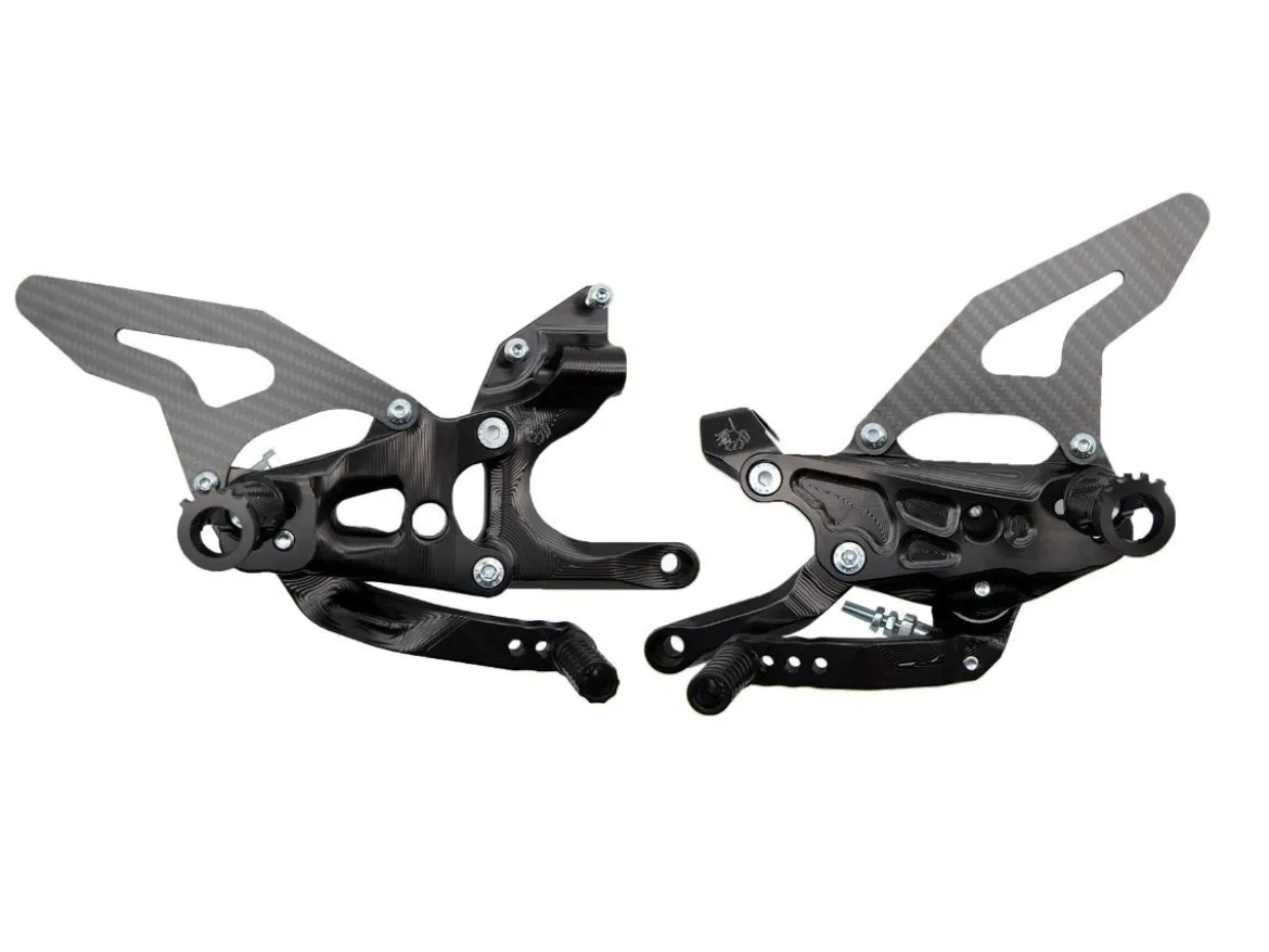 PEDANE ARRETRATE REGOLABILI SPIDER DUCATI PANIGALE V4 / S / R 2018-2023