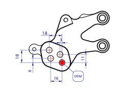 PEDANE REGOLABILI CNC RACING DUCATI STREETFIGHTER V2 2022-2024