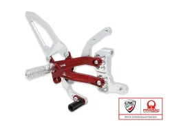 PEDANE REGOLABILI CNC RACING PRAMAC DUCATI STREETFIGHTER V4 / S 2020-2023