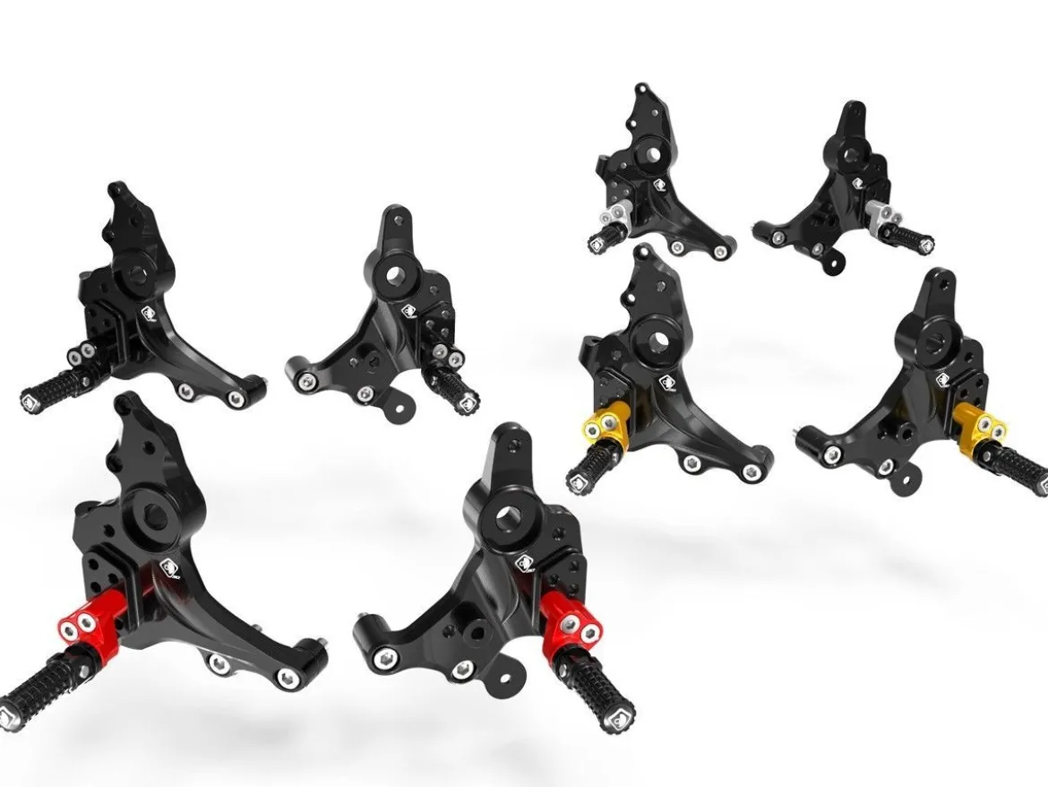 PEDANE REGOLABILI DBK DUCATI MONSTER 937 / SP 2021-2024