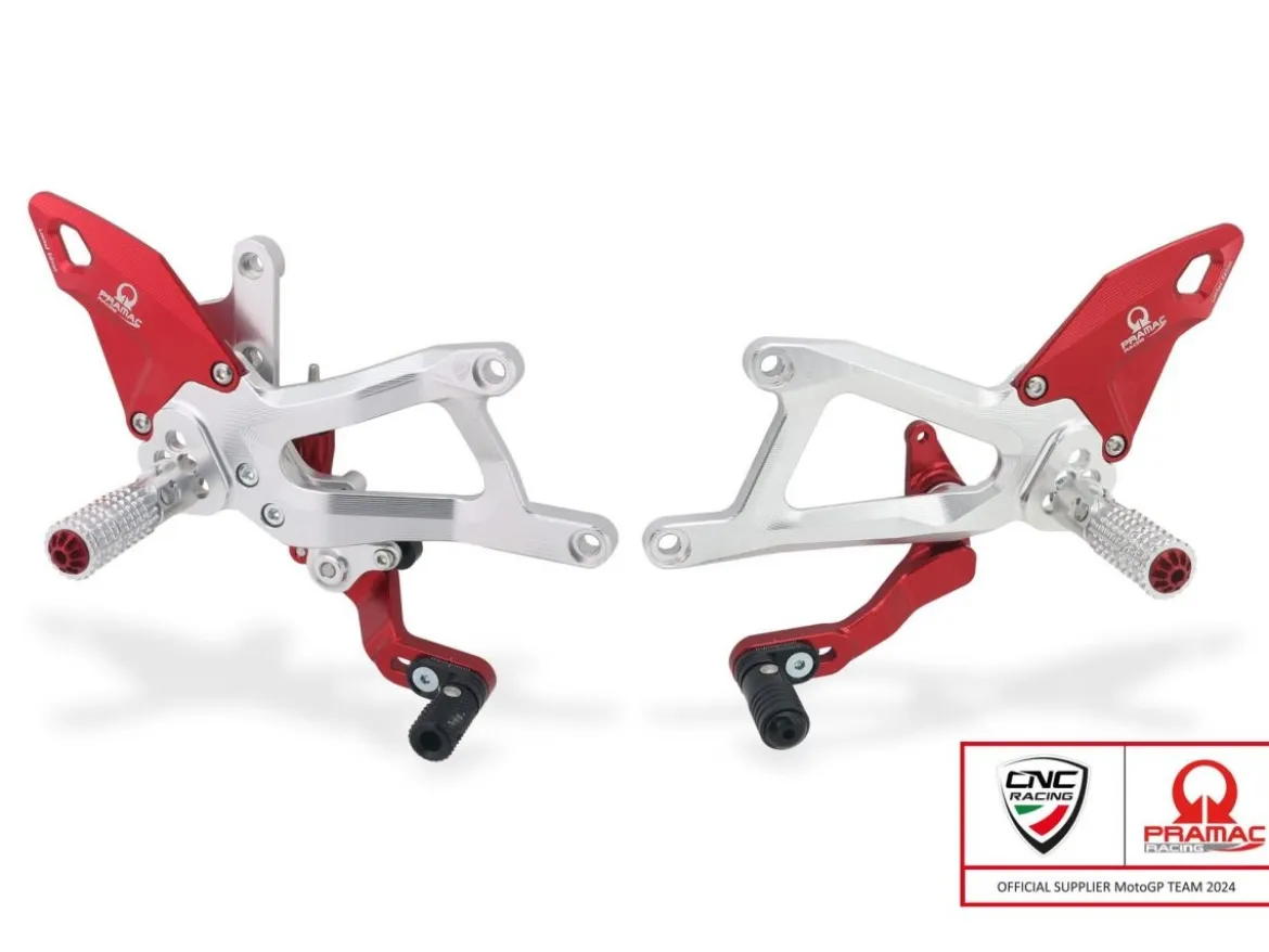 PEDANE REGOLABILI PRAMAC LIMITED EDITION CNC RACING DUCATI PANIGALE V4 / S 2025