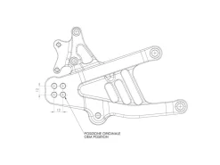 PEDANE REGOLABILI RACING SPIDER DUCATI PANIGALE V4 / S 2025