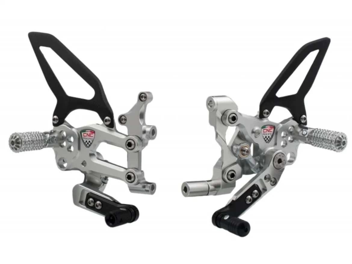 PEDANE REGOLABILI RPS SBK SERIE CNC RACING DUCATI 959 PANIGALE 2016-2019